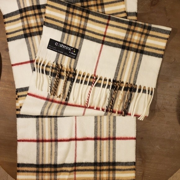 Plaid scarf - Picture 6 of 8